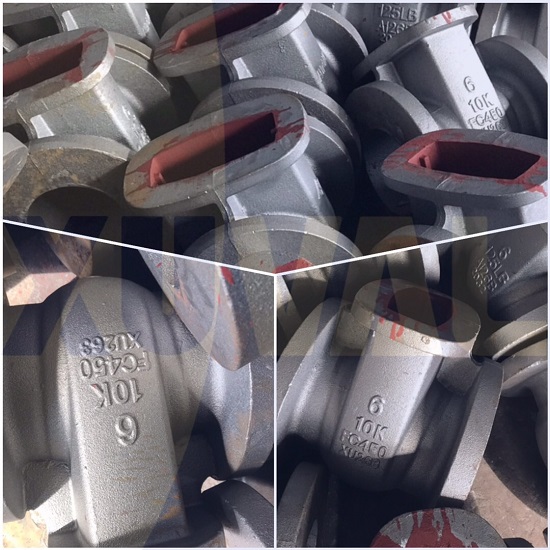 订单XU263_A字600套法兰闸阀毛坯已下线，准备全面加工